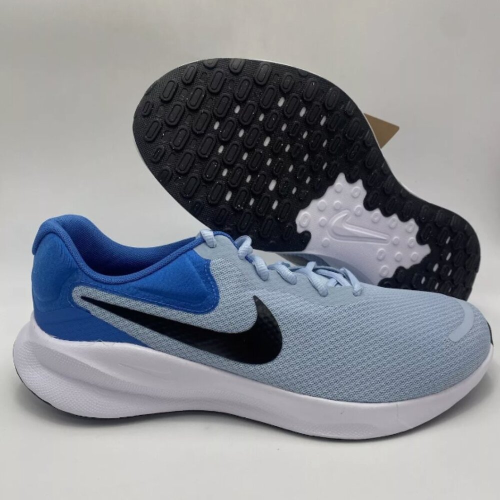 Nike Revolution 7 Wide Armory Blue Black Star Blue